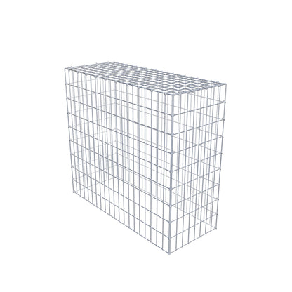 Gabião Tipo 3 100 cm x 90 cm x 40 cm (C x A x P), malhagem 5 cm x 10 cm, anel C