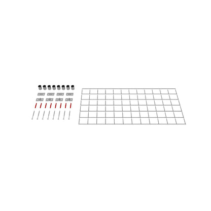 Traliccio decorativo (incl. materiale di montaggio) Dimensioni della rete 5 x 5 cm