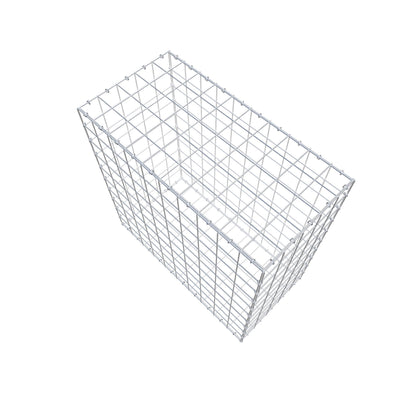 Gabião 100 cm x 100 cm x 50 cm (C x A x P), malhagem 10 cm x 10 cm, anel C