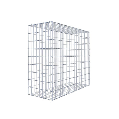 Gabião 100 cm x 90 cm x 40 cm (C x A x P), malhagem 5 cm x 10 cm, anel C