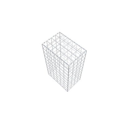 Gabion 100 cm x 60 cm x 40 cm (L x H x P), mailles 10 cm x 10 cm, anneau en C