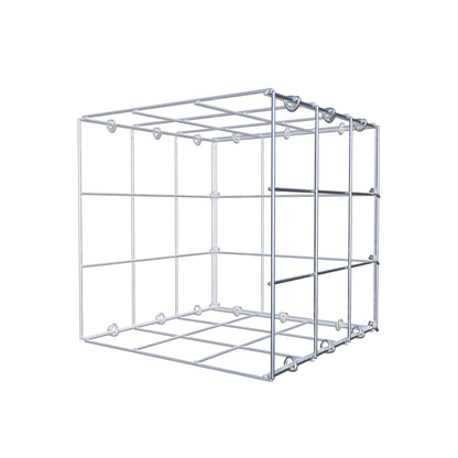 Add-on schanskorf type 2 30 cm x 30 cm x 30 cm (L x H x D), maaswijdte 10 cm x 10 cm, C-ring