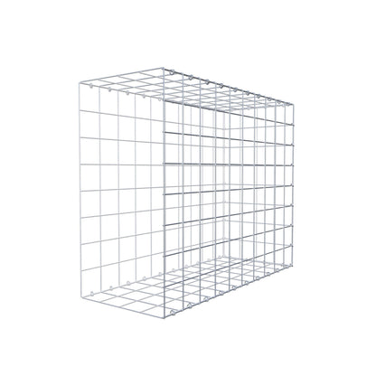 Monteret gabion type 2 100 cm x 80 cm x 40 cm (L x H x D), maskestørrelse 10 cm x 10 cm, C-ring