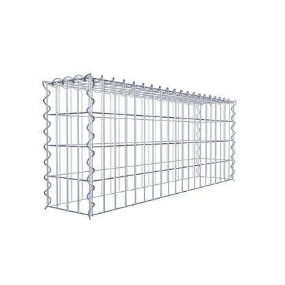 Gavión complementario tipo 3 100 cm x 40 cm x 20 cm (L x A x P), malla 5 cm x 10 cm, espiral