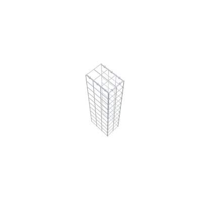 Extra gabion typ 4 100 cm x 30 cm x 20 cm (L x H x D), maskstorlek 10 cm x 10 cm, C-ring