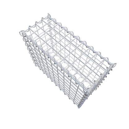 Gabion 50 cm x 40 cm x 20 cm (L x H x P), mailles 5 cm x 5 cm, spirale