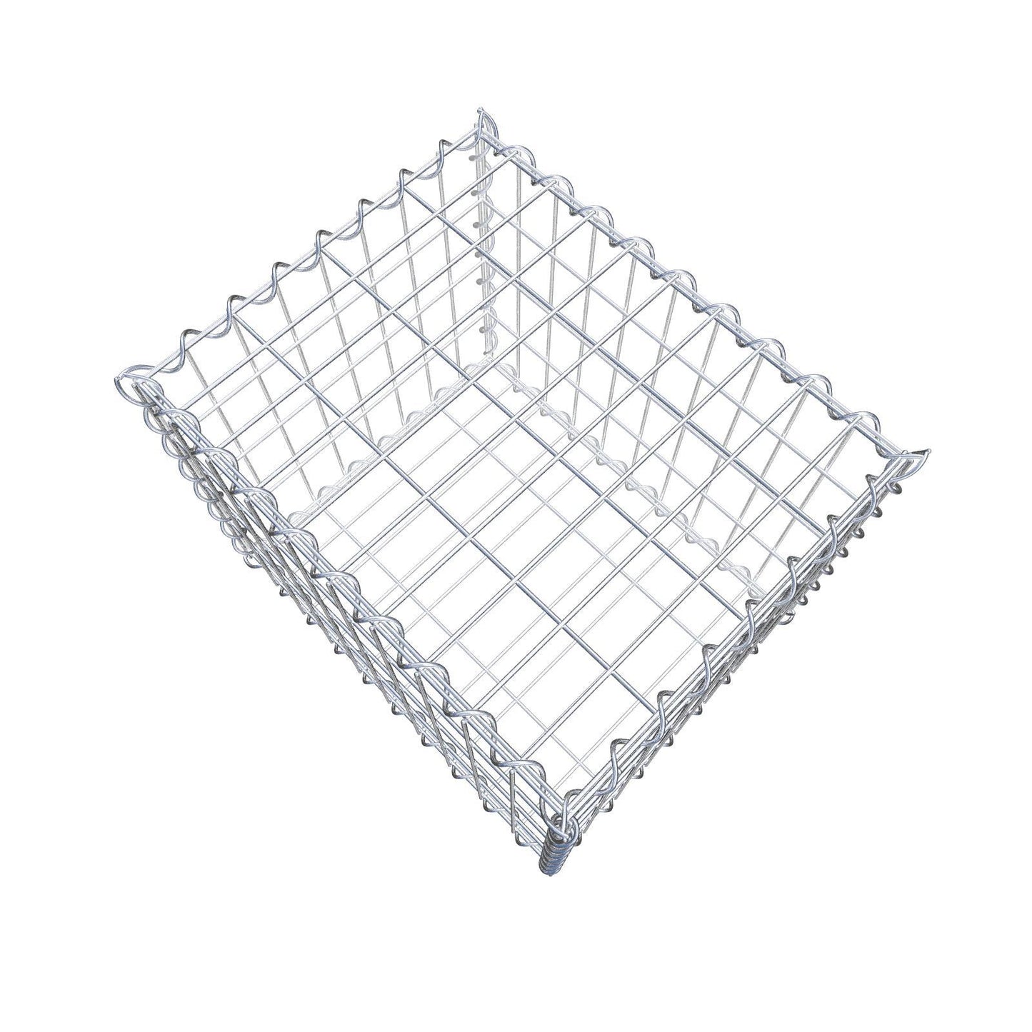 Gabione 50 cm x 40 cm x 40 cm (L x H x T), Maschenweite 5 cm x 10 cm, Spirale