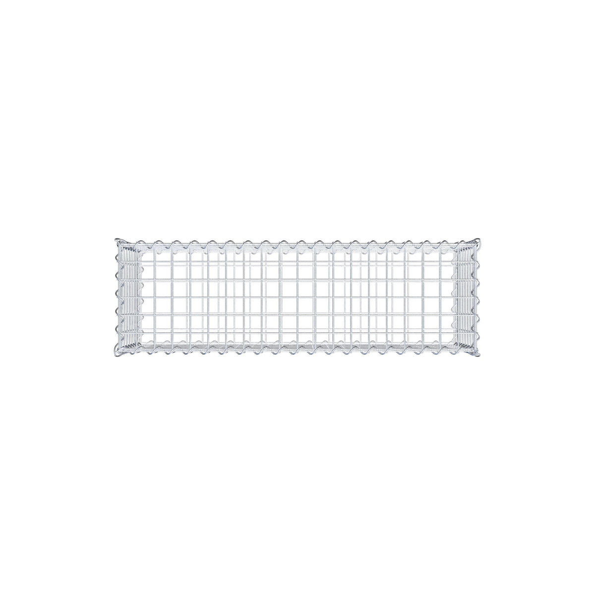 Gabione 100 cm x 40 cm x 30 cm (L x H x T), Maschenweite 5 cm x 5 cm, Spirale