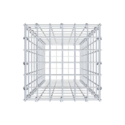 Gabion 100 cm x 30 cm x 30 cm (L x H x P), mailles 5 cm x 10 cm, anneau en C