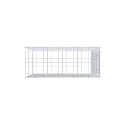 Monteret gabion type 4 100 cm x 100 cm x 40 cm (L x H x D), maskestørrelse 5 cm x 5 cm, C-ring