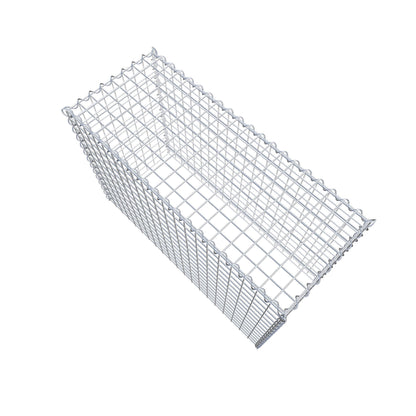 Grown-on gabion type 3 100 cm x 70 cm x 40 cm (L x H x D), mesh size 5 cm x 5 cm, spiral