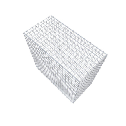 Gabião 100 cm x 100 cm x 50 cm (C x A x P), malhagem 5 x 5 cm, anel espiral