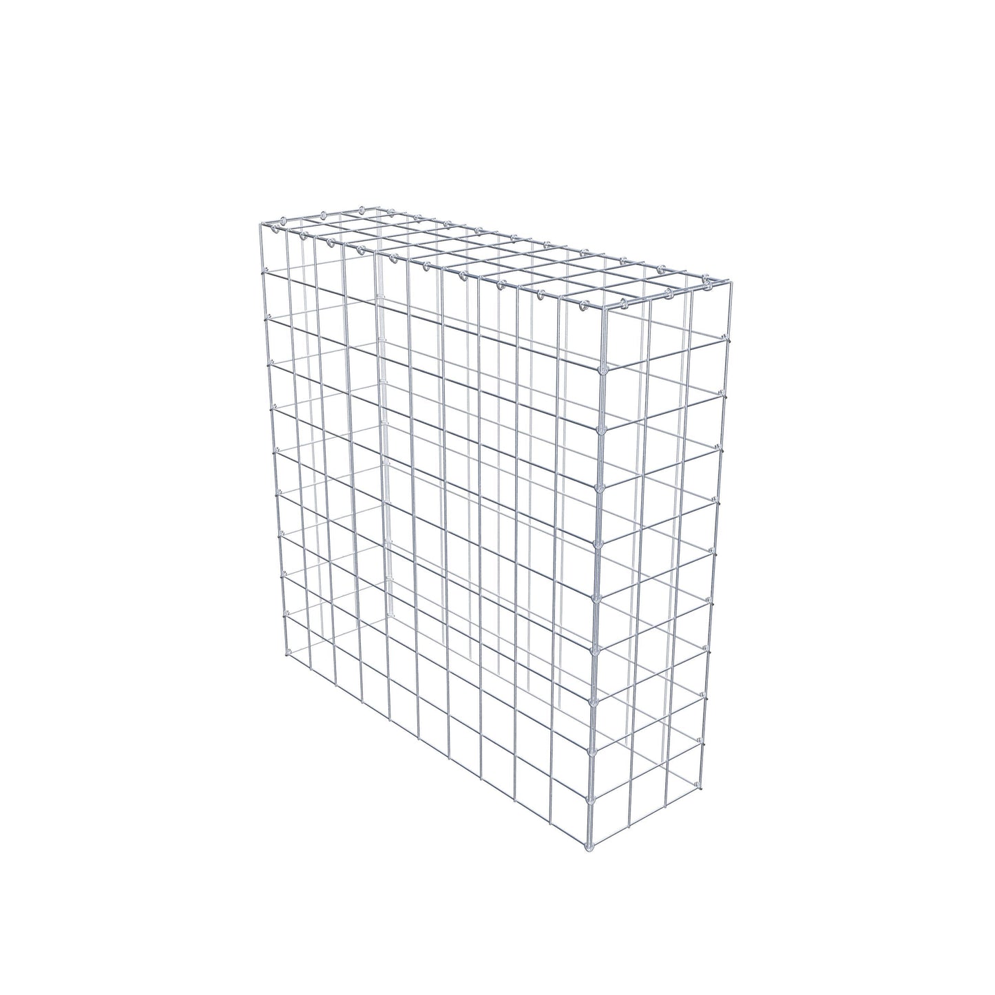 Anbaugabione Typ 3 100 cm x 100 cm x 30 cm (L x H x T), Maschenweite 10 cm x 10 cm, C-Ring