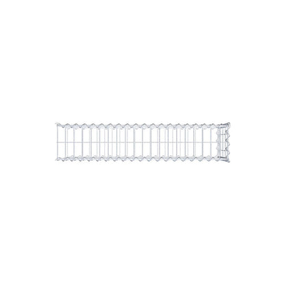 Gabbione aggiuntivo tipo 2 100 cm x 40 cm x 20 cm (L x H x P), dimensione maglia 5 cm x 10 cm, a spirale