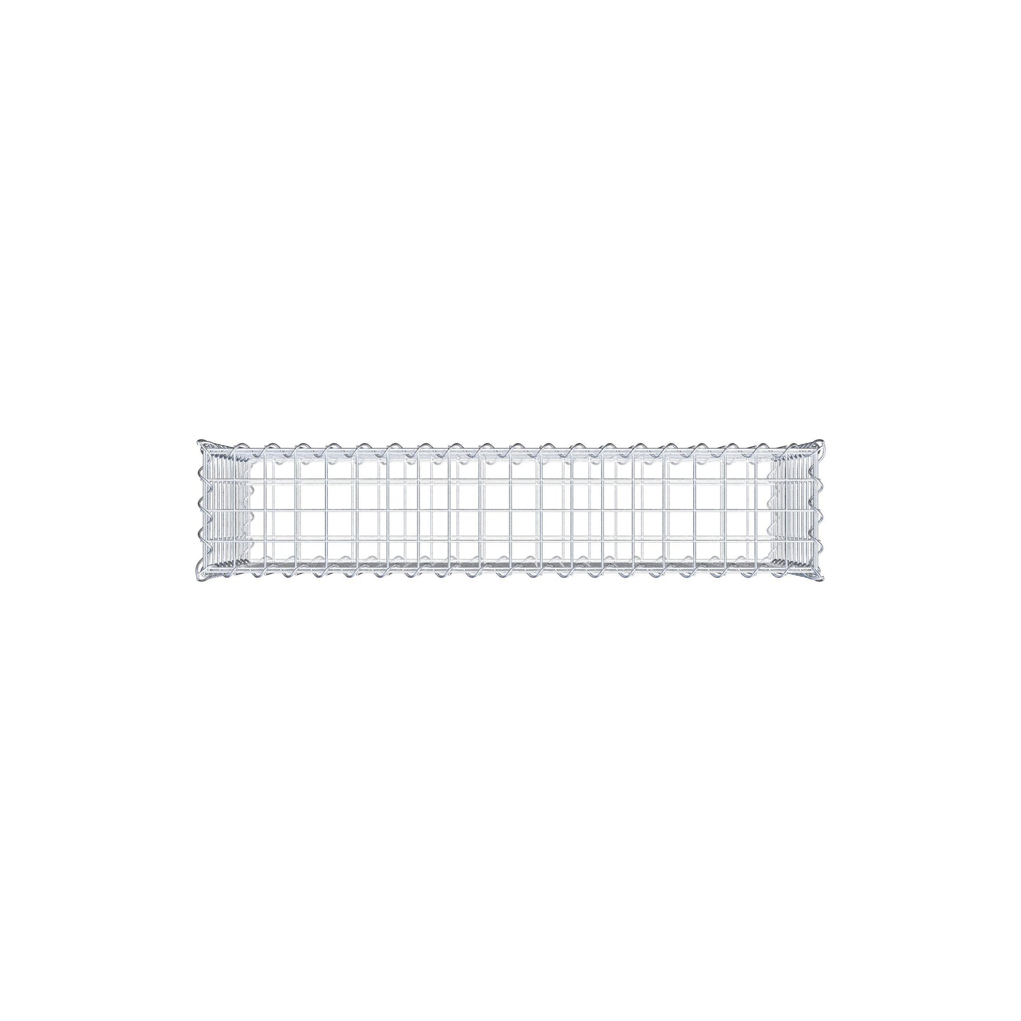 Set di 2 gabbioni 100 cm x 50 cm x 20 cm (L x H x P), maglia 5 x 5 cm, spirale