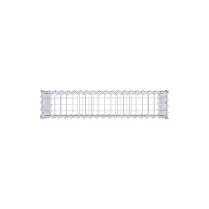 Set di 2 gabbioni 100 cm x 50 cm x 20 cm (L x H x P), maglia 5 x 5 cm, spirale