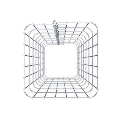 Colonne de gabion carrée 32 cm x 32 cm, 80 cm de hauteur, MW 5 cm x 10 cm