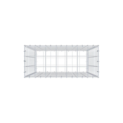 Gabion 100 cm x 70 cm x 30 cm (L x H x D), maskestørrelse 10 cm x 10 cm, C-ring