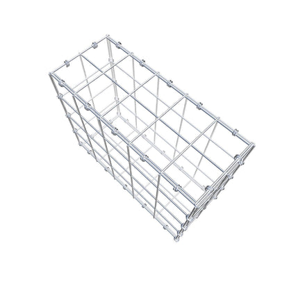 Gabião 50 cm x 40 cm x 20 cm (C x A x P), malhagem 10 x 10 cm, anel espiral