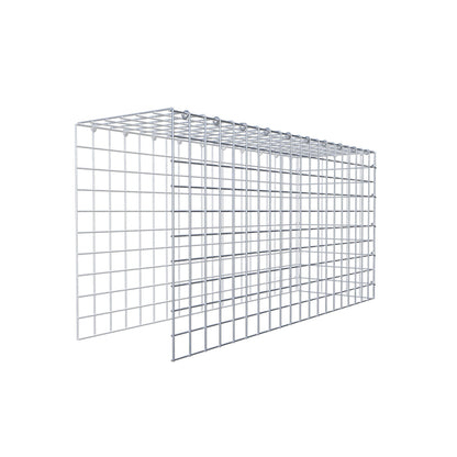 Fourche rapportée type 4 100 cm x 50 cm x 30 cm (L x H x P), mailles 5 cm x 5 cm, anneau C