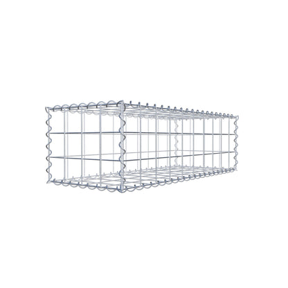 Gabião 100 cm x 30 cm x 40 cm (C x A x P), malhagem 10 cm x 10 cm, espiral