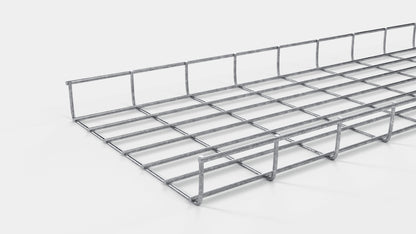 Kabelkanal højde 110 cm, dybde 5 cm, maskestørrelse 5 x 10 cm