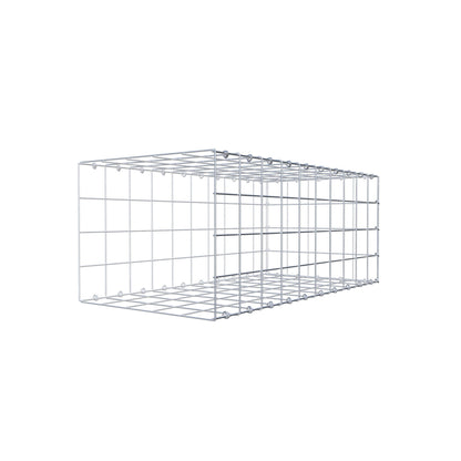 Anbaugabione Typ 2 100 cm x 40 cm x 50 cm (L x H x T), Maschenweite 10 cm x 10 cm, C-Ring