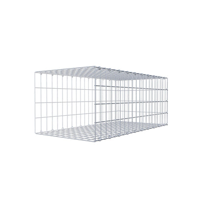 Gabião tipo 2 100 cm x 40 cm x 50 cm, malhagem 5 cm x 10 cm, anel C