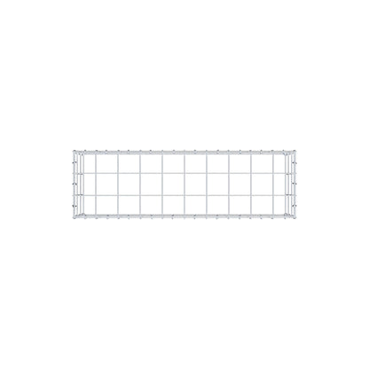 Gabião Tipo 3 100 cm x 30 cm x 30 cm (C x A x P), malhagem 10 cm x 10 cm, anel C