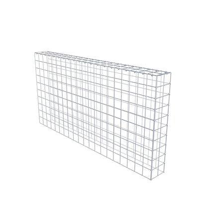 Monteret gabion type 4 200 cm x 100 cm x 20 cm (L x H x D), maskestørrelse 10 cm x 10 cm, C-ring