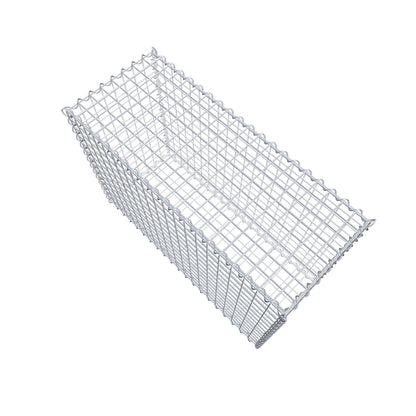 Gabião 100 cm x 70 cm x 40 cm (C x A x P), malhagem 5 cm x 5 cm, espiral