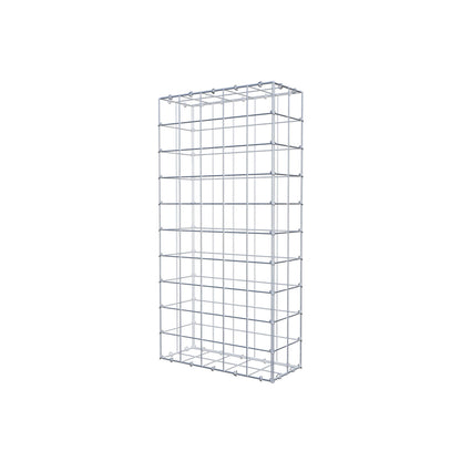 Gabião 100 cm x 20 cm x 50 cm (C x A x P), malhagem 10 cm x 10 cm, anel C
