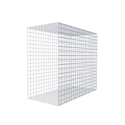 Typ 2 påbyggnadsgabion 100 cm x 90 cm x 50 cm (L x H x D), maskstorlek 5 cm x 5 cm, C-ring