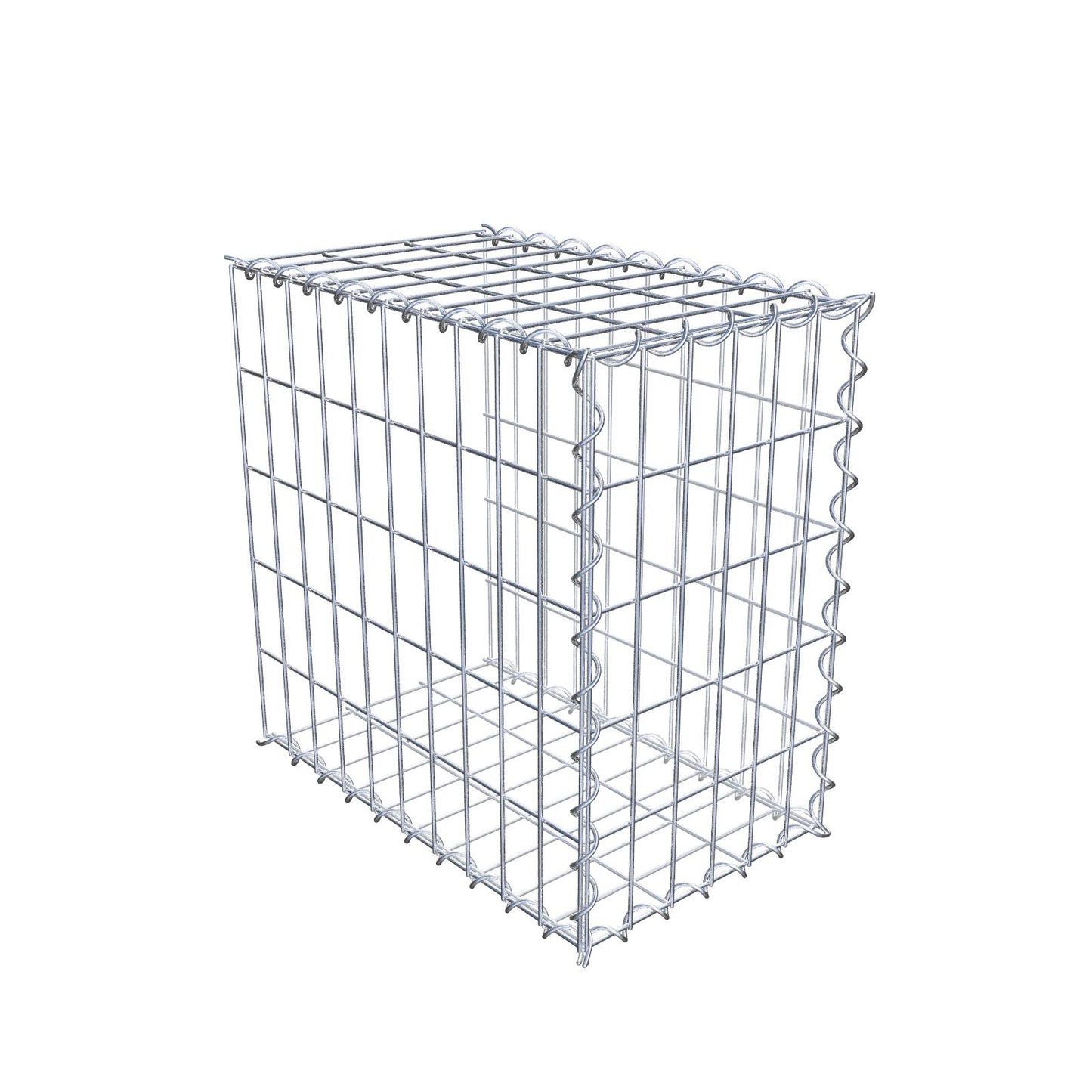 Grown-on gabion type 2 50 cm x 50 cm x 30 cm (L x H x D), mesh size 5 cm x 10 cm, spiral