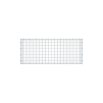 Gabion 100 cm x 20 cm x 40 cm (L x H x P), mailles 5 cm x 10 cm, anneau en C