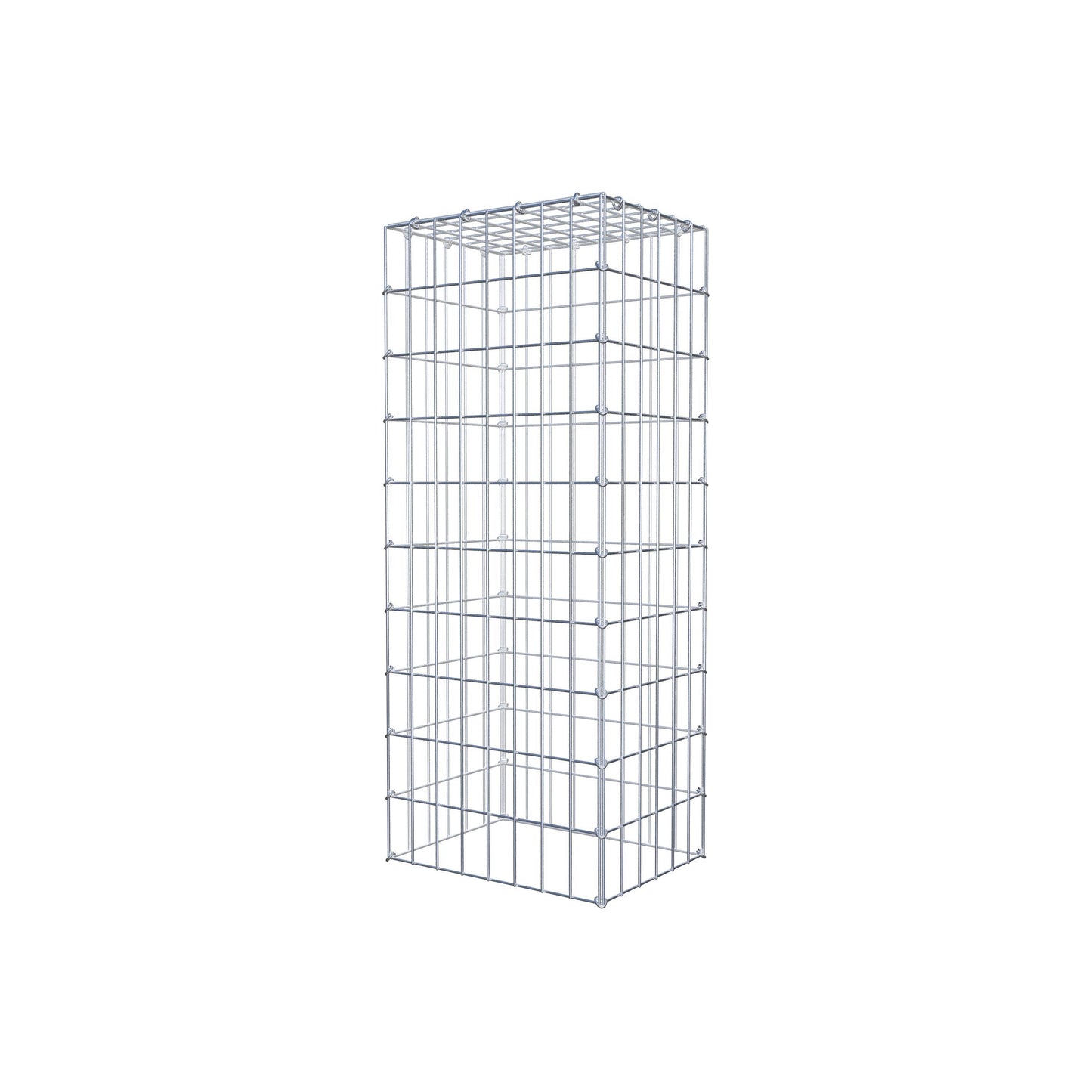 Fourche rapportée type 3 100 cm x 30 cm x 40 cm (L x H x P), mailles 5 cm x 10 cm, anneau C