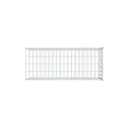Grown-on gabion type 2 100 cm x 30 cm x 40 cm (L x H x D), mesh size 5 cm x 10 cm, spiral