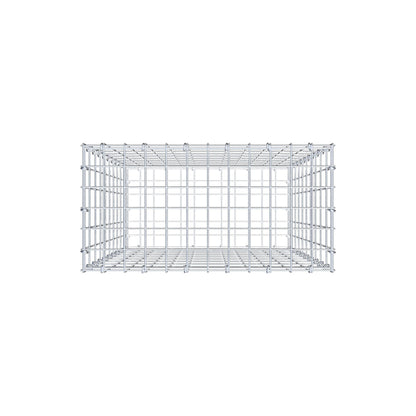 Gabion 100 cm x 60 cm x 30 cm (L x H x P), mailles 5 cm x 10 cm, anneau en C