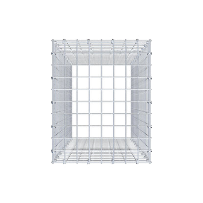 Monteret gabion type 3 100 cm x 40 cm x 50 cm (L x H x D), maskestørrelse 5 cm x 5 cm, C-ring