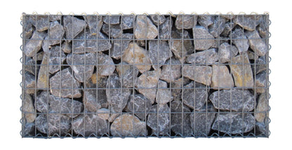 Gabião 100 cm x 20 cm x 50 cm (C x A x P), malhagem 5 cm x 10 cm, espiral