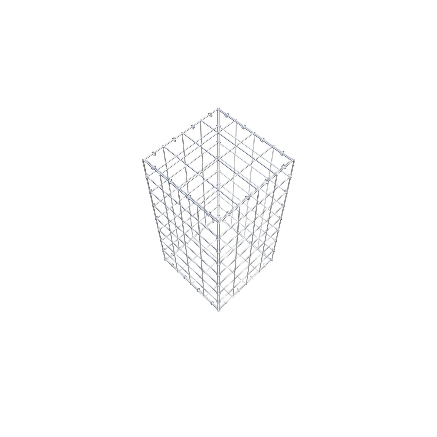 Gabião 80 cm x 40 cm x 40 cm (C x A x P), malhagem 10 cm x 10 cm, anel C
