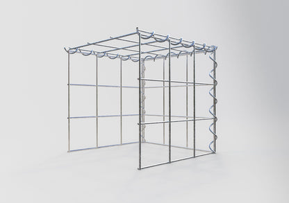 Gabião tipo 4 30 cm x 30 cm x 30 cm (C x A x P), malhagem 10 cm x 10 cm, espiral