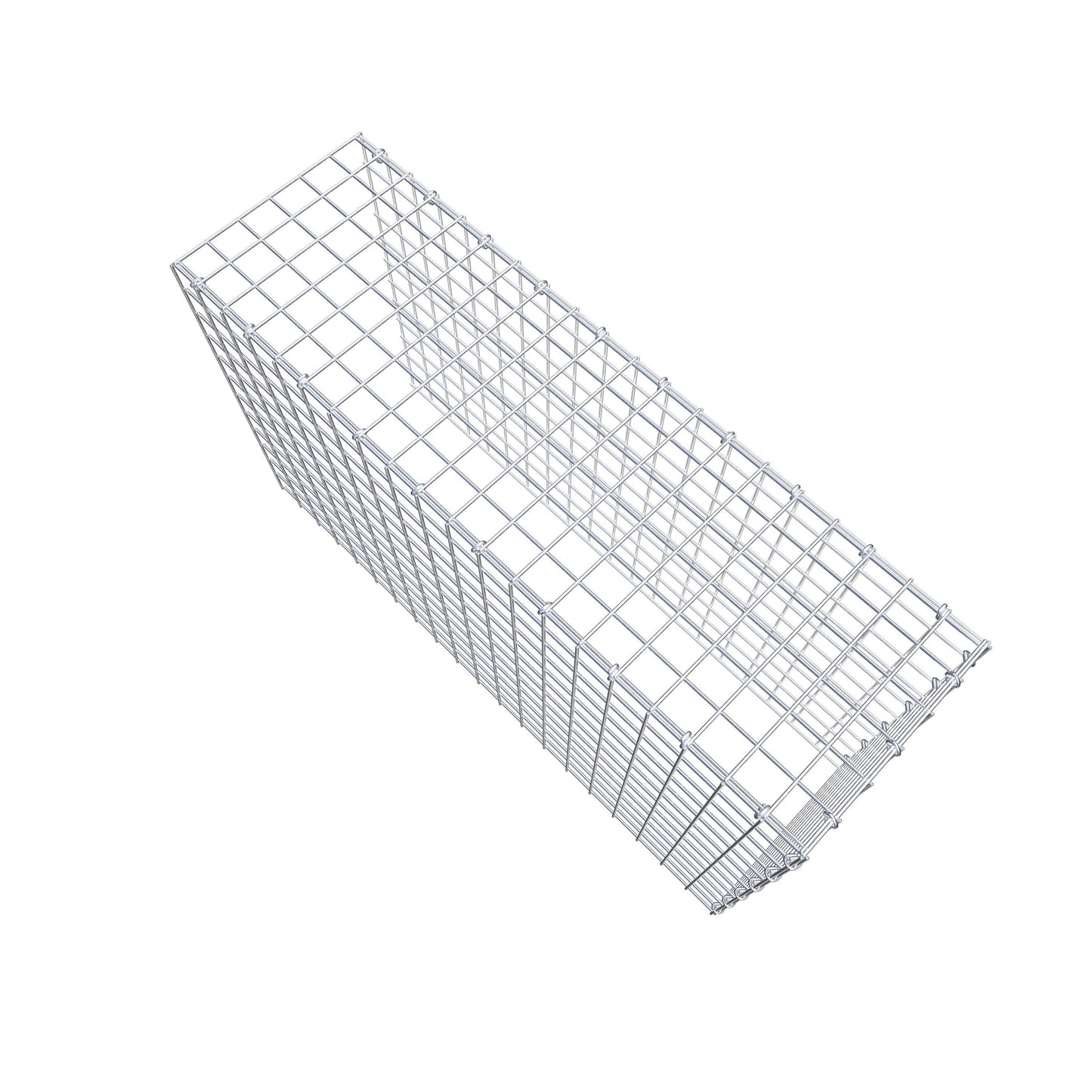 Gabião Tipo 4 100 cm x 60 cm x 30 cm (C x A x P), malhagem 5 cm x 5 cm, anel C