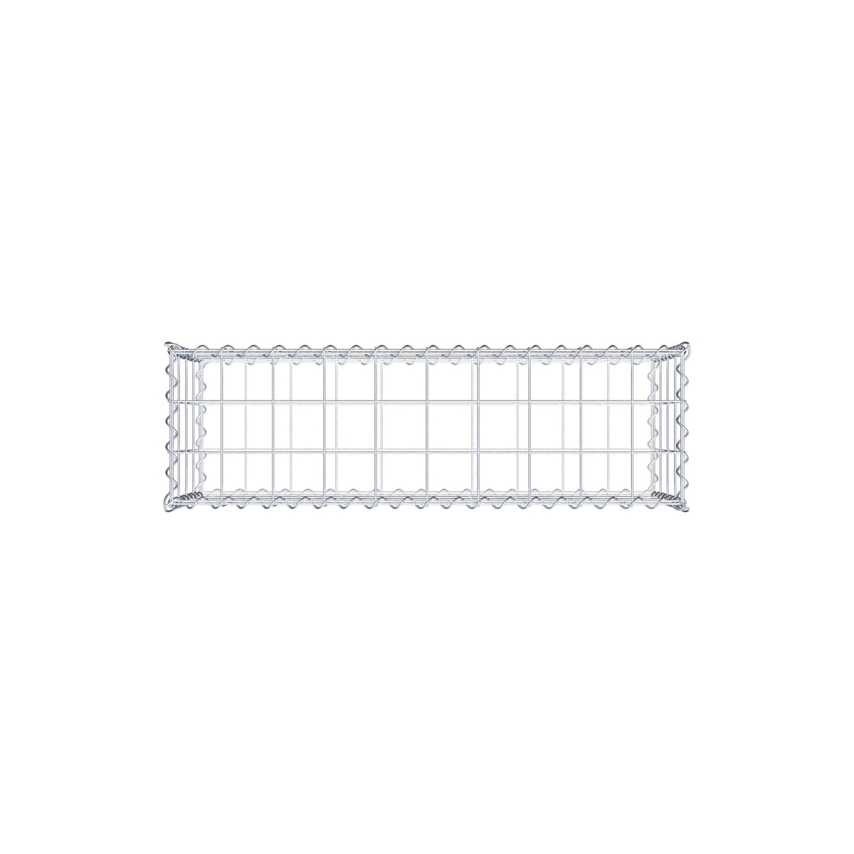 Gabion 100 cm x 40 cm x 30 cm (L x H x D), mesh size 10 cm x 10 cm, spiral