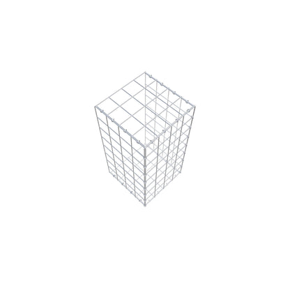 Gabião Tipo 2 80 cm x 40 cm x 40 cm (C x A x P), malhagem 10 cm x 10 cm, anel C
