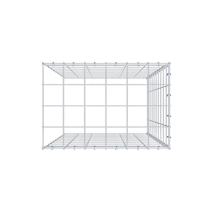 Gabião Tipo 4 100 cm x 60 cm x 40 cm (C x A x P), malhagem 10 cm x 10 cm, anel C
