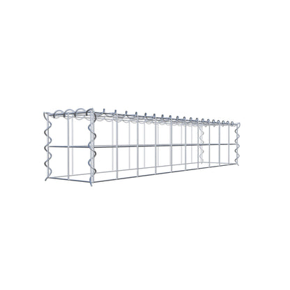 Extra gabion typ 3 100 cm x 20 cm x 20 cm (L x H x D), maskstorlek 10 cm x 10 cm, spiral