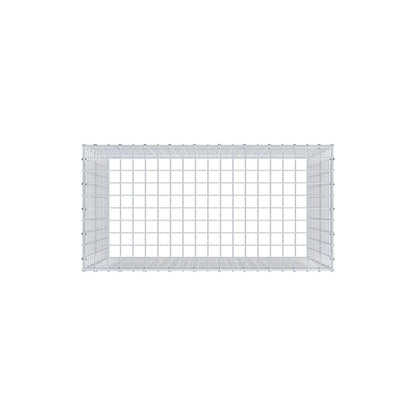 Gavión complementario de tipo 3 100 cm x 80 cm x 50 cm (L x A x P), malla 5 cm x 5 cm, anillo en C