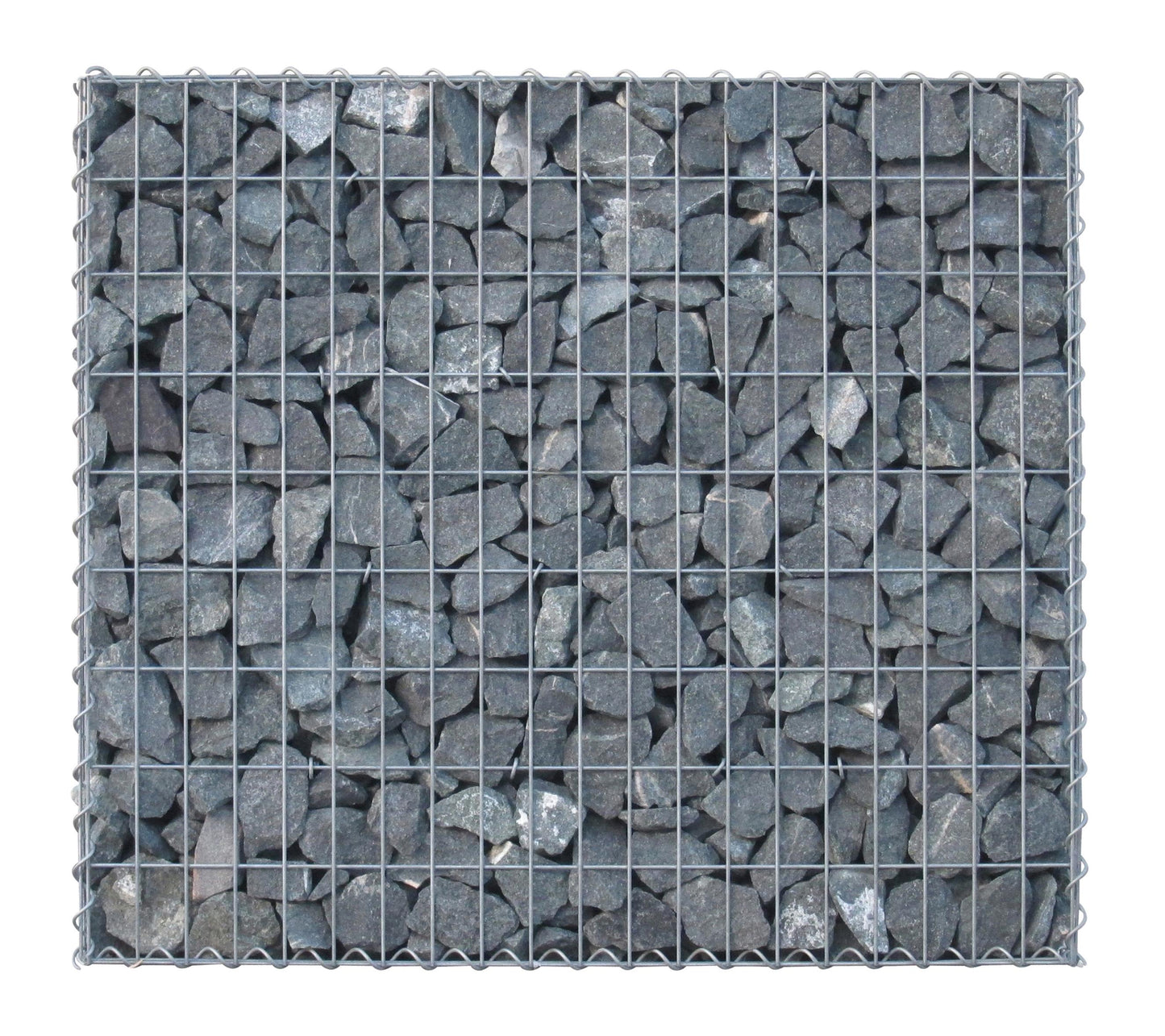 Gabião 100 cm x 90 cm x 30 cm (C x A x P), malhagem 5 cm x 10 cm, espiral