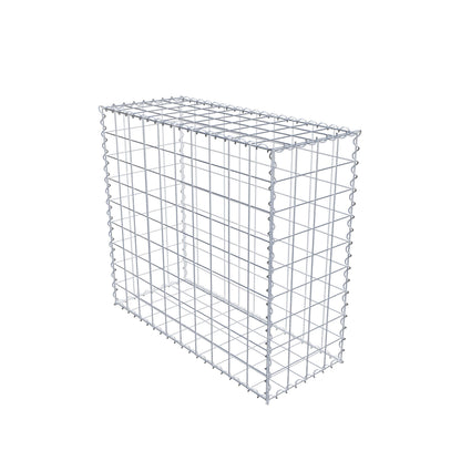 Gabião 100 cm x 90 cm x 40 cm (C x A x P), malhagem 10 cm x 10 cm, espiral